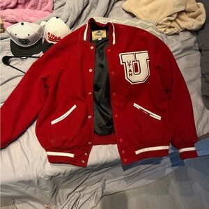 Utah letterman jacket xl